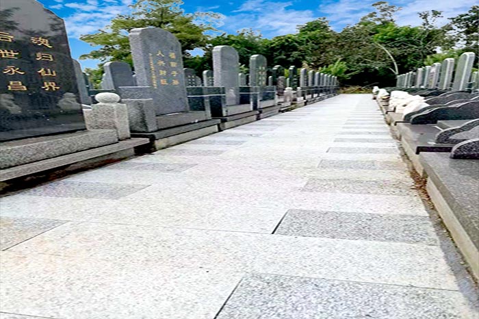 沈陽墓園實景福安園路面