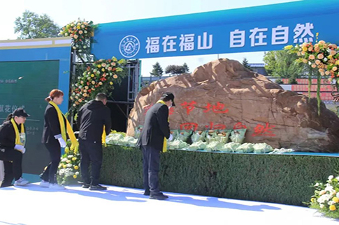 八載春秋，綠茵為證。遼寧福山公墓為積極響應國家《關于推行節(jié)地生態(tài)安葬指導意見》的號召，以節(jié)約土地資源和發(fā)展綠色殯葬為方向，自2017年以來已連續(xù)成功舉辦八屆節(jié)地生態(tài)草坪葬公祭儀式。  作為我市首家推行節(jié)地生態(tài)草坪葬的企業(yè)，遼寧福山公墓在八年間已為四百余位生態(tài)安葬踐行者圓滿安葬，讓他們在福山這片靜謐的綠毯下回歸自然。青青芳草，是他們生命延續(xù)的純凈詩篇；莊重儀式，寄托著親友最深沉的思念。  這是一份綠色的承諾，更是對未來的擔當。在各級政府主管部門的指導與支持下，這項承載著綠色希望與人文關懷的活動，日益贏得廣大市民的深切認同與廣泛贊譽。它傳遞著節(jié)約資源、保護生態(tài)的現(xiàn)代文明理念，更彰顯了生命平等、回歸自然的豁達與安寧。  回望這八載的感人瞬間，鏡頭記錄下的，是鮮花的靜默、是親友的凝望、是禮儀的莊重、是綠草的生機……每一個畫面，都訴說著對逝者的尊重，對生態(tài)的守護，以及對生命價值最本真的詮釋——在福山的懷抱里，讓生命歸于寧靜，讓大愛永續(xù)傳承。