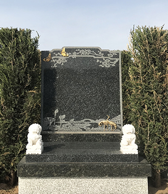 沈陽墓地中福山公墓百善居藝術(shù)碑碑型